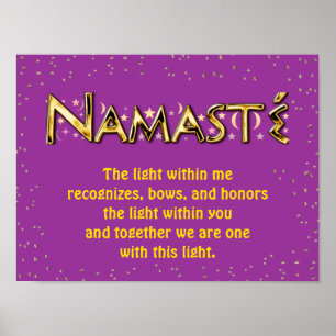 Poster Namasté