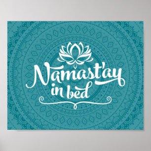 Poster Namaste Mandala Funny Citation CUSTOMIZABLE