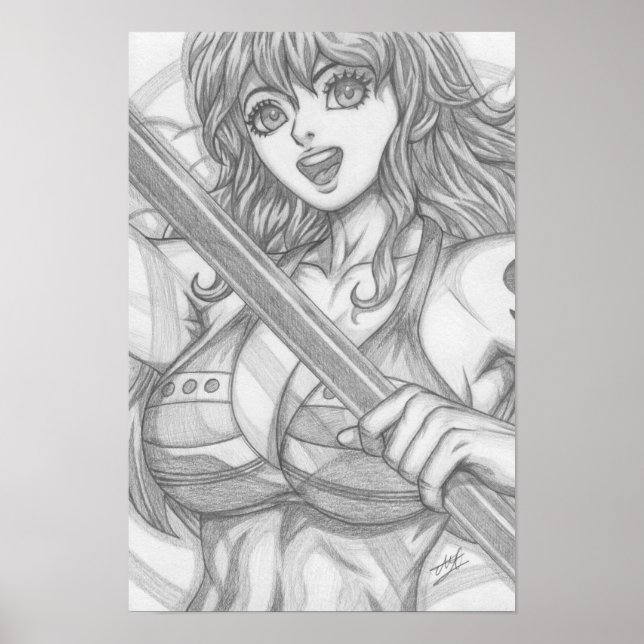 Poster Nami ~ Voleuse de Chat (Devant)