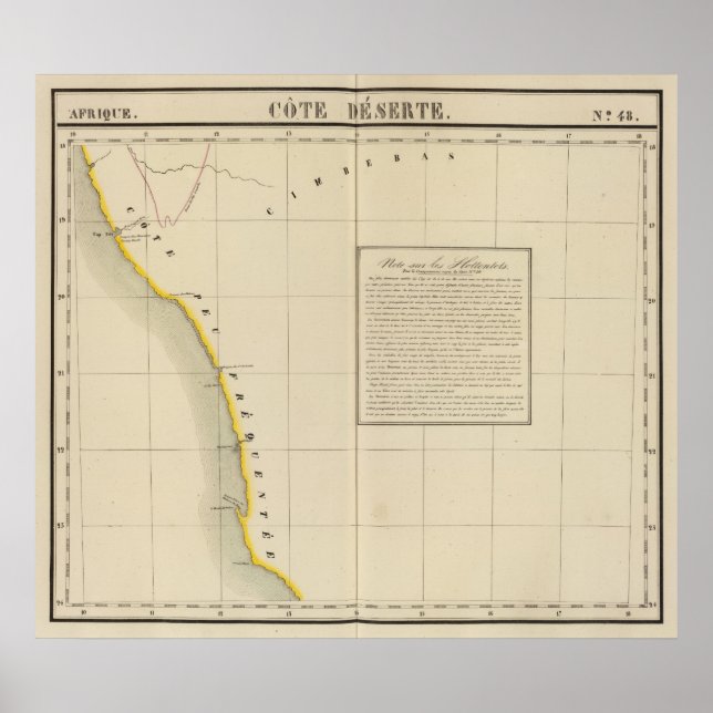 Poster Namibie, Afrique 48 (Devant)