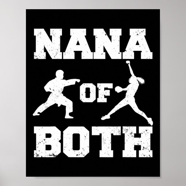 Poster Nana De Funny Softll Et Karate Nana (Devant)