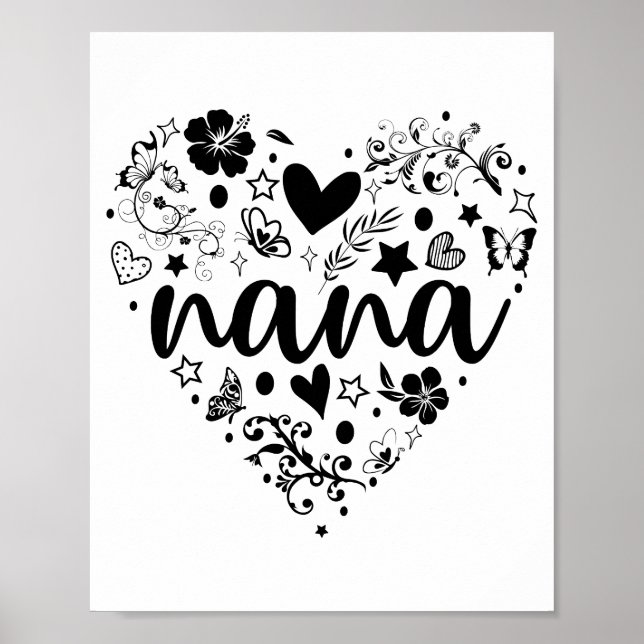 Poster Nana Posters, Nana Heart, Nana Poster, Grand-mère (Devant)
