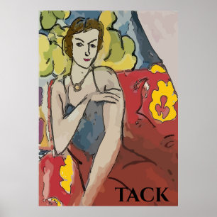 Poster Nancy In Red Chair, Merci, modifier le texte