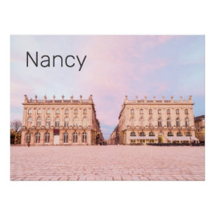 Poster Nancy Place Stanislas Grand Est France Sunset