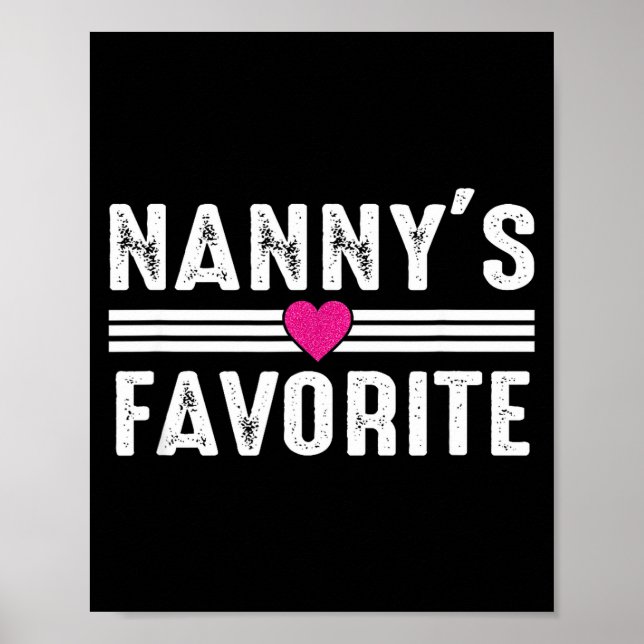 Poster Nanny's Favorite  (Devant)