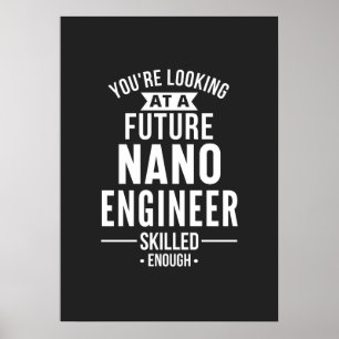 Poster NANO cadeau ingénieur
