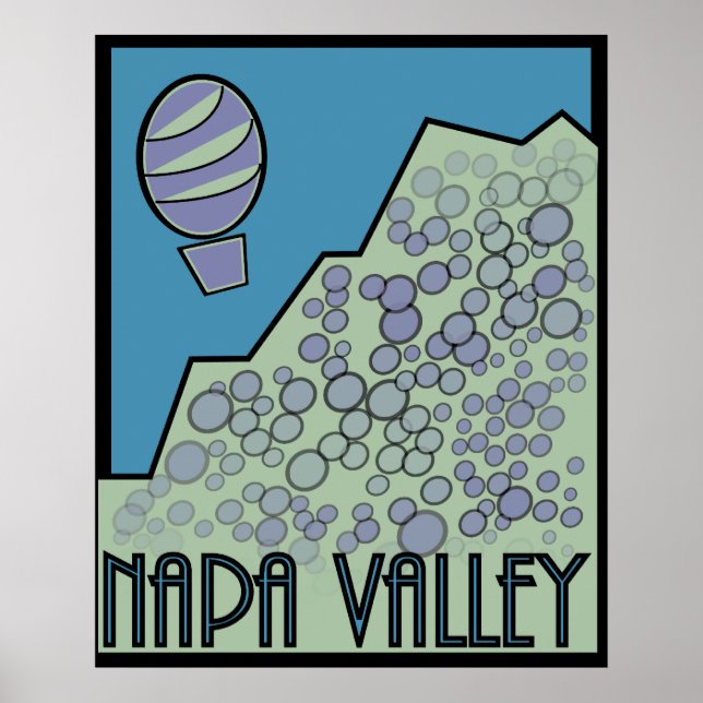 Poster Napa Valley (Devant)