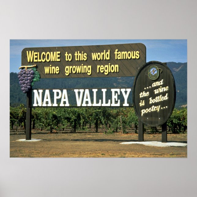 Poster Napa Valley, Californie, USA (Devant)