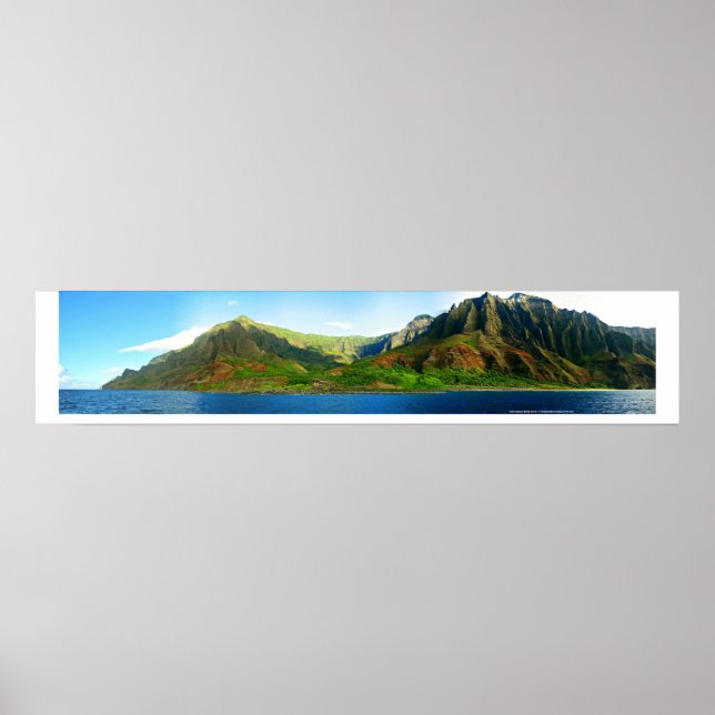 Poster Napali Coast Hawaii (Devant)