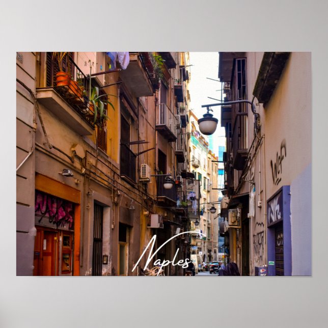 Poster Naples Alley (Devant)