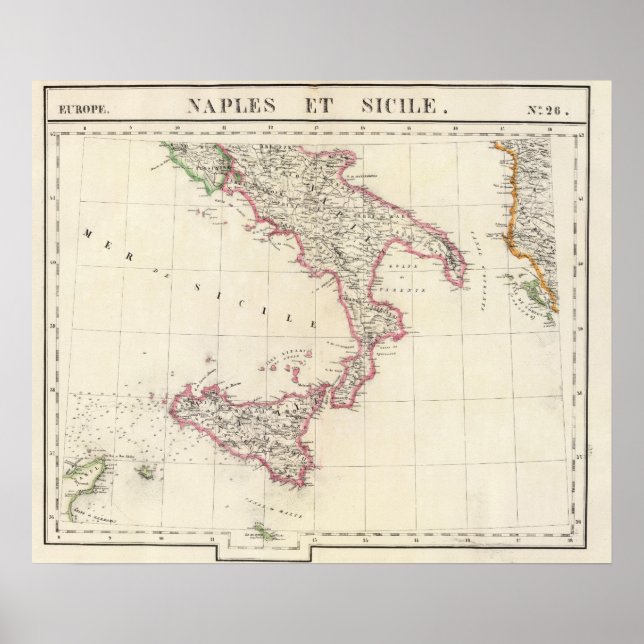Poster Naples et Sicile 26 (Devant)