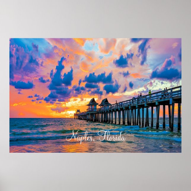 Poster Naples, Floride (Devant)