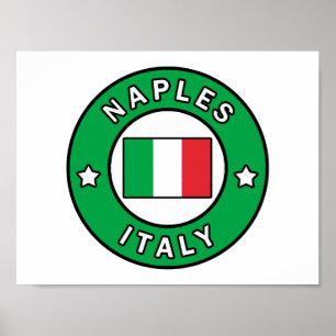 Poster Naples Italie