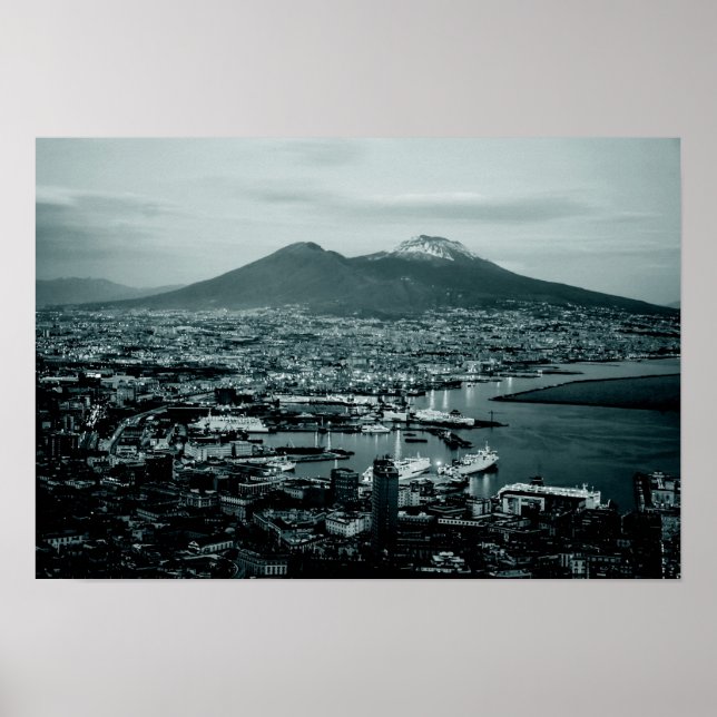 Poster Naples-Vésuve (Devant)
