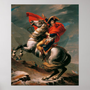 Poster Napoléon au col Saint-Bernard