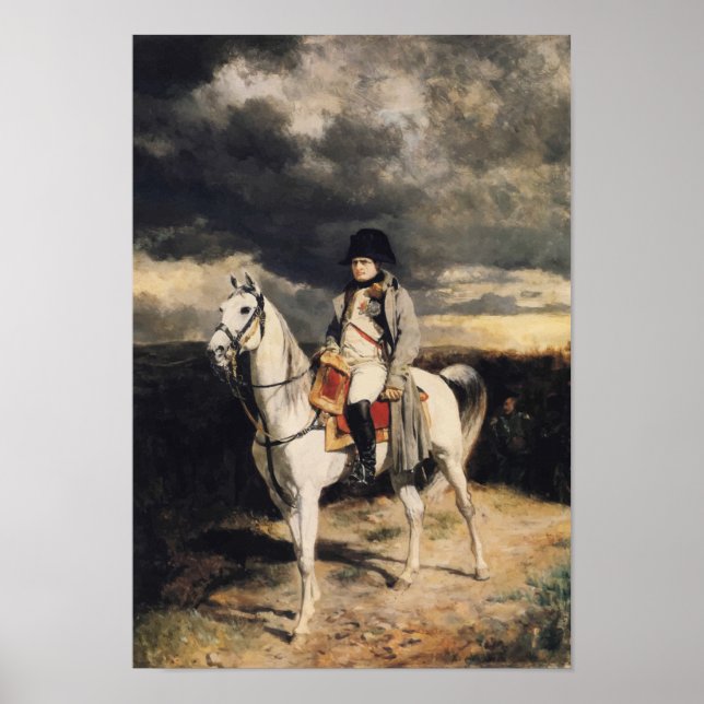 Poster Napoléon Bonaparte À Cheval (Devant)