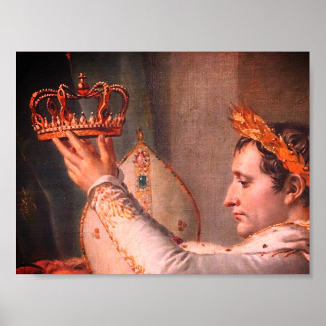 Poster Napoléon couronné (Devant)