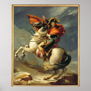 Poster Napoléon croisant les Alpes le 20 mai 1800
