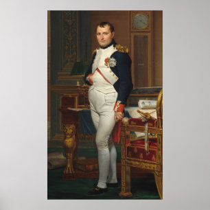 Poster Napoléon dans son étude, 1812