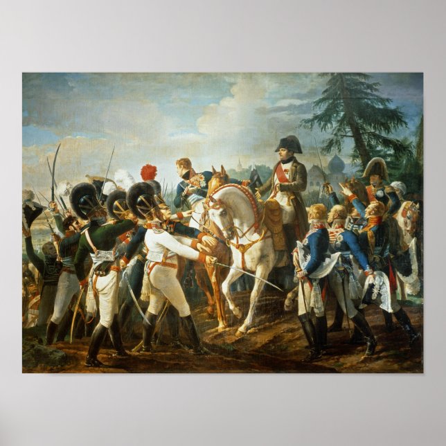 Poster Napoléon et Bavarois et Wurtemberg (Devant)