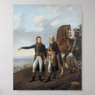 Poster Napoléon et Berthier à Marengo