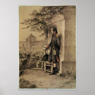 Poster Napoléon I au siège du Tuileries