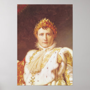Poster Napoléon I dans Coronation Robes, vers 1804