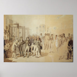 Poster Napoléon I rendant visite aux frères de Sevene