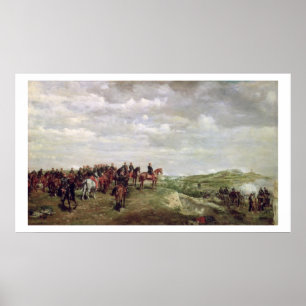 Poster Napoléon III (1808-73) à la bataille de Solferino