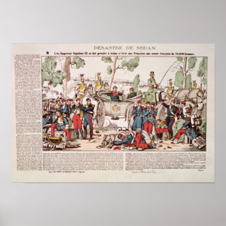 Poster Napoléon III arrive à Sedan