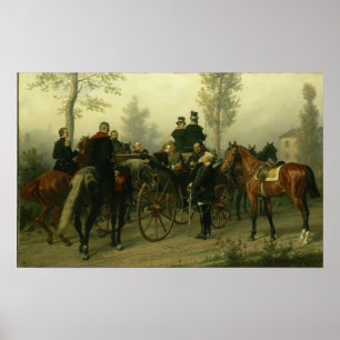 Poster Napoléon III et Bismarck