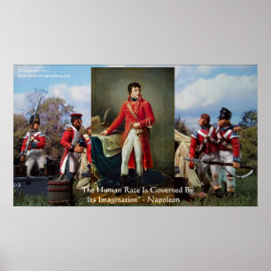 Poster Napoleon "Imagination Rules" Citation de la pochet