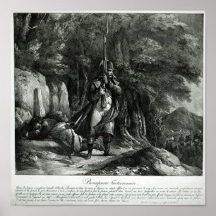 Poster Napoleon on sentry duty