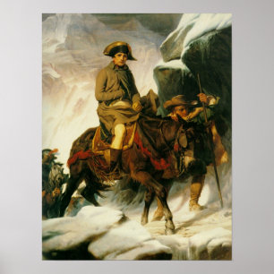 Poster Napoléon Traversant Les Alpes