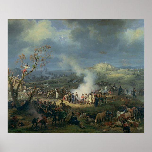 Poster Napoléon visite un Bivouac (Devant)