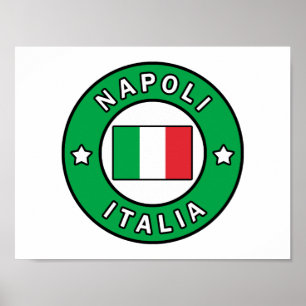 Poster Napoli Italia