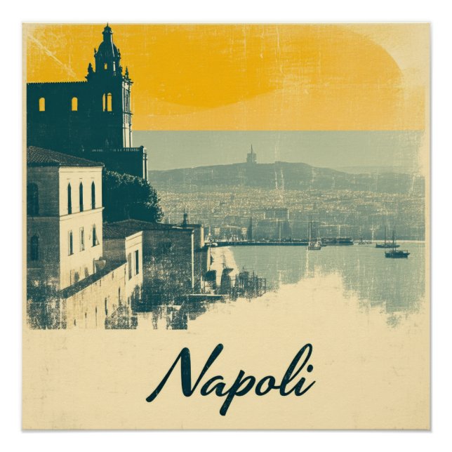 Poster Napoli Limited Edition - Vibes classiques (Devant)