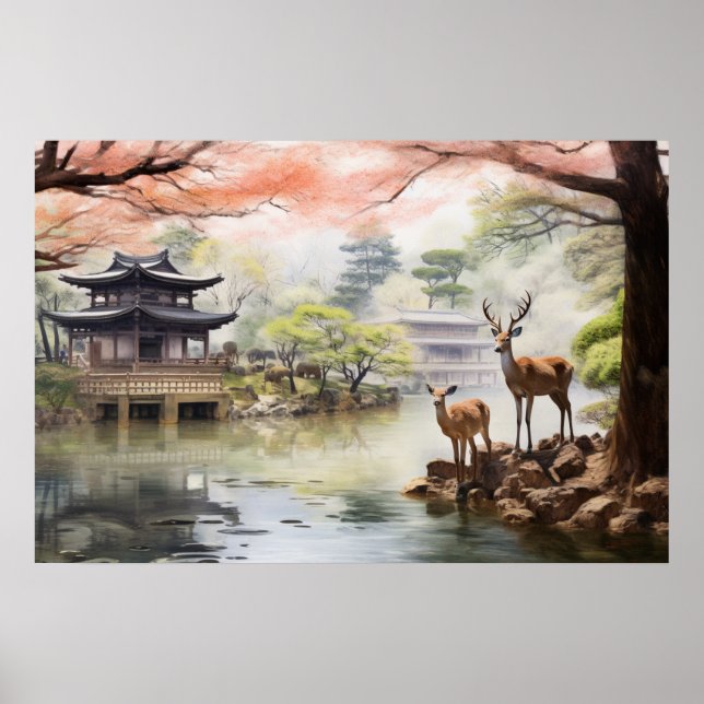 Poster Nara Serenity - Art Print (Devant)