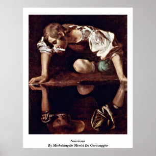 Poster Narcissus Par Michelangelo Merisi Da Caravaggio
