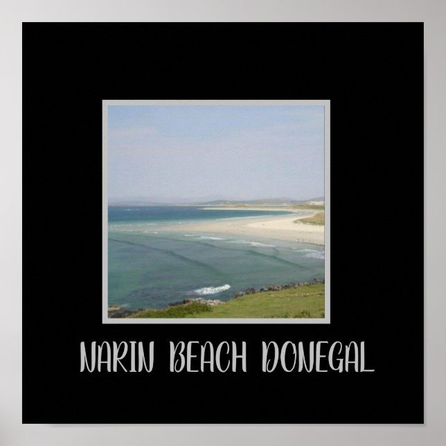 Poster Narin Portnoo Beach Donegal (Devant)