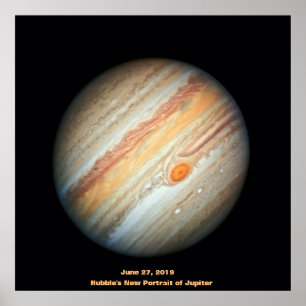 Poster NASA / Jupiter / Le nouveau portrait de Jupiter de