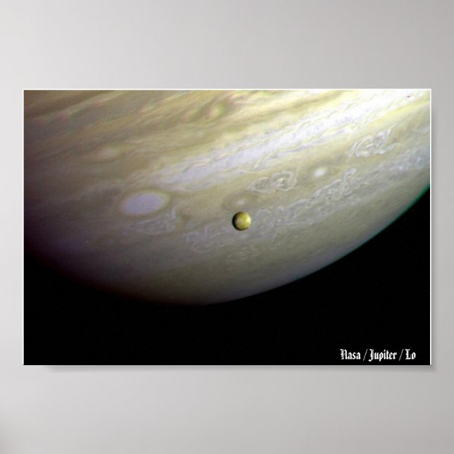 Poster Nasa / Jupiter / Lo (Lune) (Devant)