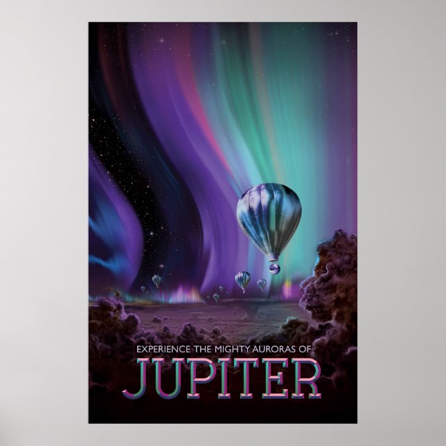 Poster Nasa / Jupiter / Voyage (Devant)