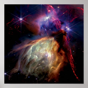 Poster NASA JWST Rho Ophiuchi Star Forger Région