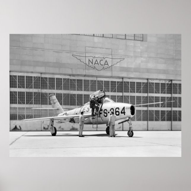 Poster NASA : République F84-F sur l'affiche de campagne  (Devant)