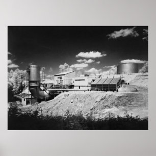 Poster NASA Rocket Engine Testing, 1960s