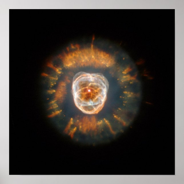 Poster NASA - The Eskimo Nebula (NGC 2392) (Devant)