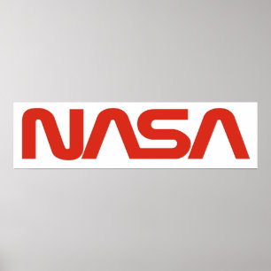 Poster NASA Worm (Snake) Logo
