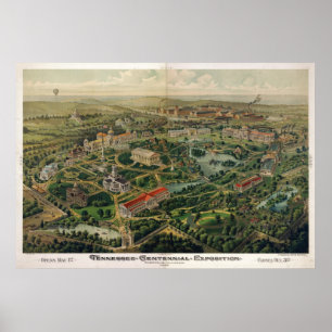 Poster Nashville Cent. Expo, 1876 (Hndsn) BigMapBlog.com