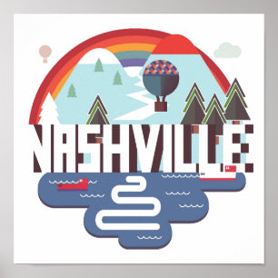 Poster Nashville En Design